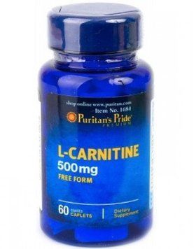 Puritan's Pride L-Carnitine 500 mg 60 caps L-Карнитин 384112 фото