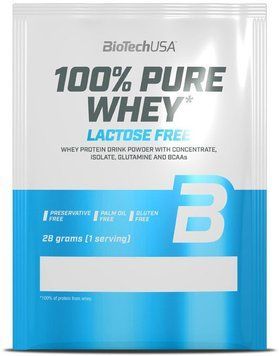 Протеин BioTech 100% Pure Whey 28 g /sample/ Nut 911037 фото