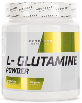 Амінокислота для спорту Progress Nutrition L-Glutamine 300 g /60 servings/ Unflavored 868433 фото