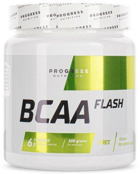 Амінокислота для спорту Progress Nutrition BCAA Flash 300 g /33 servings/ Grape 868092 фото