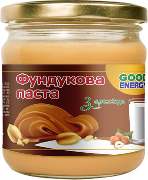 Фундукова паста Good Energy з арахісом 180 г (4820175571251) 1249994 фото