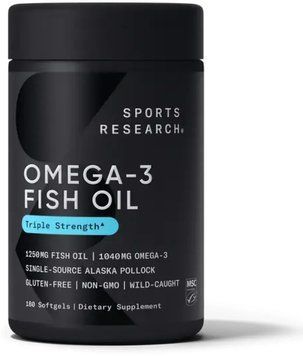 Sport Research Omega-3 Fish Oil Alaska 1250mg - 180 softgels 1479710 фото