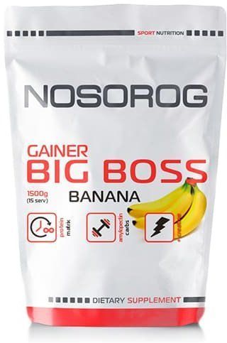 Nosorog Nutrition Big Boss Gainer 1500 g /15 servings/ Banana 912597 фото