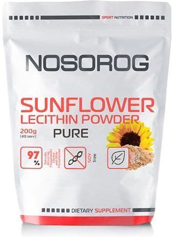 Nosorog Sunflower Lecithin Powder 200 грамм (Лецитин) 970145 фото