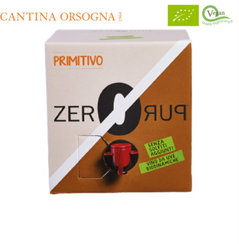 Вино Zeropuro Primitivo Terre Di Chieti красное сухое 3 л (BWT5772) 1235985 фото
