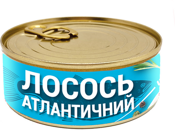 Лосось BANGA атлантический в собственном соку 230 г (4751017402610) 1337273 фото
