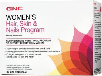 GNC Hair, Skin & Nails Program 30 pak 460604 фото