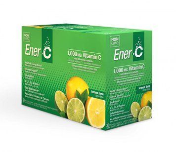 Ener-C Vitamin C 30 pacs Вітамінний напій для підвищення імунітету, смак лимона і лайма 491913 фото