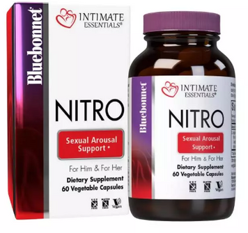 Bluebonnet Nutrition Intimate Essenitals Nitro Підтримка сексуального збудження 60 вегетаріанських капсул 1052577 фото