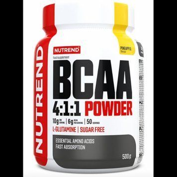 Амінокислота для спорту Nutrend BCAA 4:1:1 Powder 500 g / 50 servings / pineapple 1101850 фото