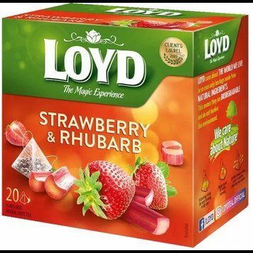 Чай Чай фруктовий Loyd Strawberry and Rhubarb полуниця та ревінь 20х2 г (3103577) 1159511 фото