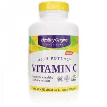Healthy Origins Vitamin C, 1.000 mg, 360 Veggie Capsules (HOG-15228) 695883 фото