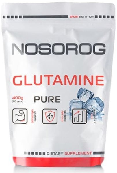 Nosorog Glutamine Powder натуральный 400 g / 80 servings 998124 фото