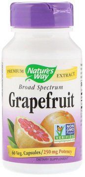 Nature's Way Grapefruit 250 mg 60 Veggie Caps Экстракт грейпфрутовой косточки 535156 фото