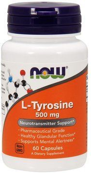 NOW Foods L-Tyrosine 500 mg 60 caps 416666 фото