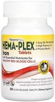 Nature's Plus Hema-Plex - 30 Tablets 1455607 фото