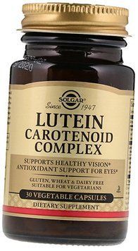 Solgar Lutein Carotenoid Complex Солгар Комплекс каротиноїдів Лютеїн 30 капсул 497760 фото
