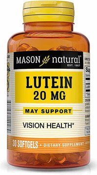 Mason Natural Lutein 20 mg Лютеїн 30 капсул 936580 фото