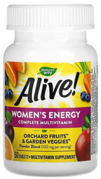 Nature's Way Alive! Women's Energy Мультивитамины для женщин 50 таблеток 1116336 фото