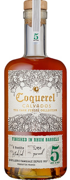 Кальвадос Coquerel Rhum Finish 5 років 41% 0.7 л (WHS3559622211112) 1214987 фото
