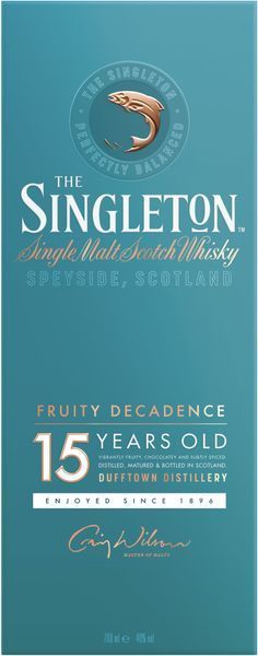 Віскі Singleton of Dufftown 15 YO, 0.7л 40% (BDA1WS-WSM070-054) 1170191 фото