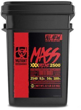 Гейнер Mutant Mass Xxxtreme 2500 10000 g / 35 servings / Vanilla 719526 фото