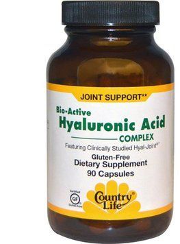 Country Life Bio-Aktive Hyaluronic Acid complex 90 caps Біоактивні комплекс гіалуронової кислоти 488785 фото