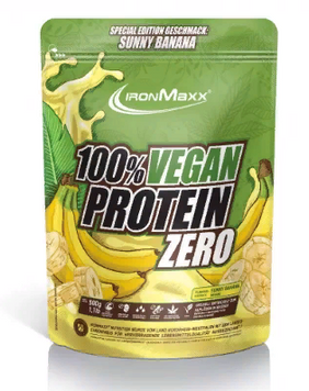 IronMaxx 100% Vegan Protein 500 g /16 servings/ Banana 855791 фото