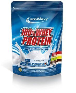 IronMaxx 100% Whey Protein 500 g /10 servings/ Strawberry 667768 фото