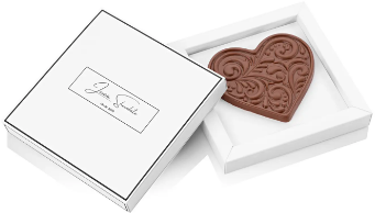 Шоколад молочный Laviva Chocolate Milk chocolate "Milk Heart" 33.6 % "Сердце" 80 г (UA-0019) 1381054 фото