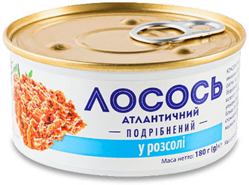 Лосось BANGA атлантический измельченный в собственном соку 180 г (4751017405307) 1337274 фото