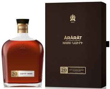 Бренди Ararat Nairi 20 лет 0.7л 40% в подарочной коробке (STA4850001002130) 801026 фото