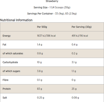 MyProtein Slow-Release Casein 1000 g /33 servings/ Strawberry 442482 фото