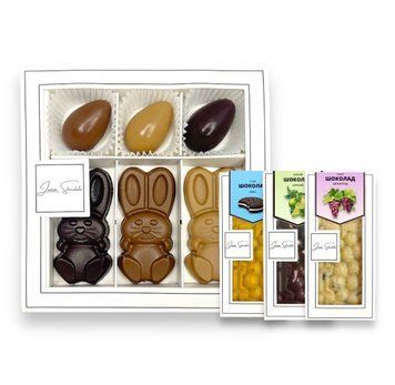 Набір Подарунок Laviva Chocolate Від зайчика 220 г (UA-0192) 1381288 фото