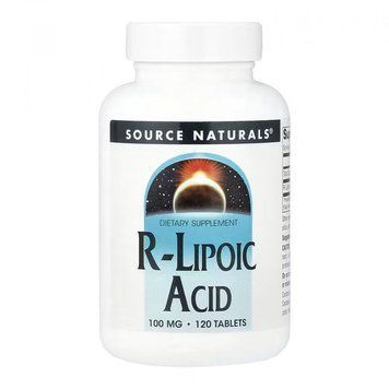 Source Naturals R-Lipoic Acid 100 mg - 120 tabs 1470687 фото