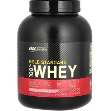Optimum Nutrition Gold Standart 100% Whey 2270 g / 73 servings / Delicios Strawberry 1323561 фото