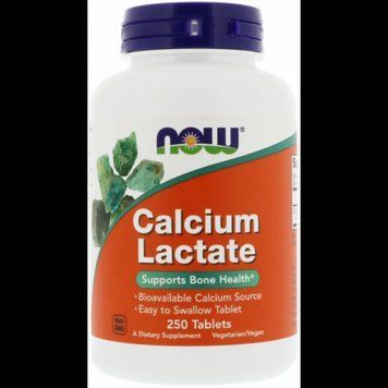 Now Foods Calcium Lactate Кальций Лактат 250 таблеток 1052558 фото