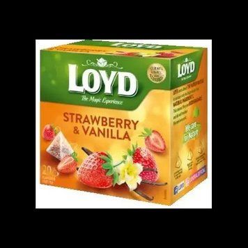 Чай Loyd фруктовий Strawberry and Vanilla полуниця та ваніль 20х2 г (3103570) 1159512 фото
