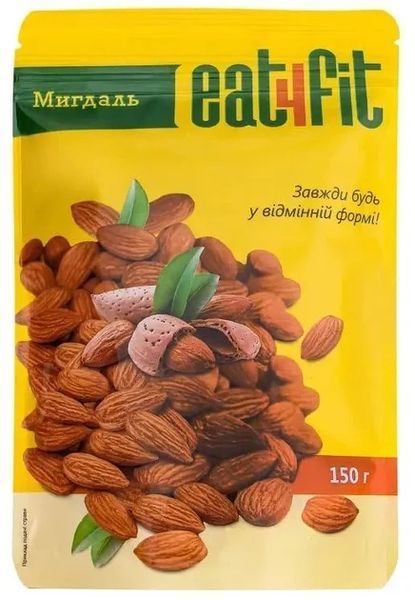 Упаковка Миндаль Eat4Fit 2х150 г (4820212130021) 1219555 фото