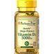 Puritan's Pride Vitamin D3 5000 IU 100 caps (PTP-19377) 447296 фото 1