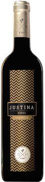 Вино Justina Bobal червоне 0.75 л (WHS8414606669349) 818477 фото