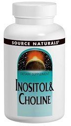 Source Naturals Inositol&Choline, 800 mg, 100 Tab 417599 фото