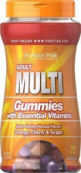 Puritan's Pride Adult Multivitamin Gummy 75 tabs 384162 фото