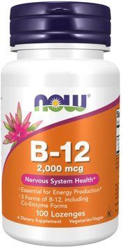 Now Foods B-12 2000mcg - 100 Lozenges 1450130 фото