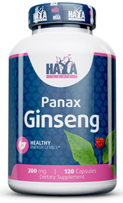 Haya Labs Panax Ginseng 200 мг Корень женьшеня 120 капсул 1052816 фото