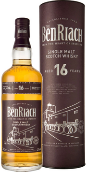 Віскі BenRiach 16 yo 0.7 Tube (BW1825) 1201191 фото