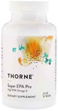 Thorne Research Super EPA Pro, 120 Gelcaps (THR-61001) 655722 фото