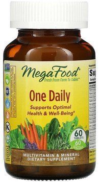 MegaFood One Daily Мультивитамины 60 таблеток 897025 фото