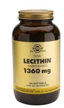 Solgar Lecithin Unbleached 1360 mg 100 Softgels 497762 фото