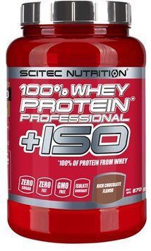Протеин Scitec Nutrition 100% Whey Protein Professional +ISO 870 g /29 servings/ White Chocolate Cocount 387558 фото